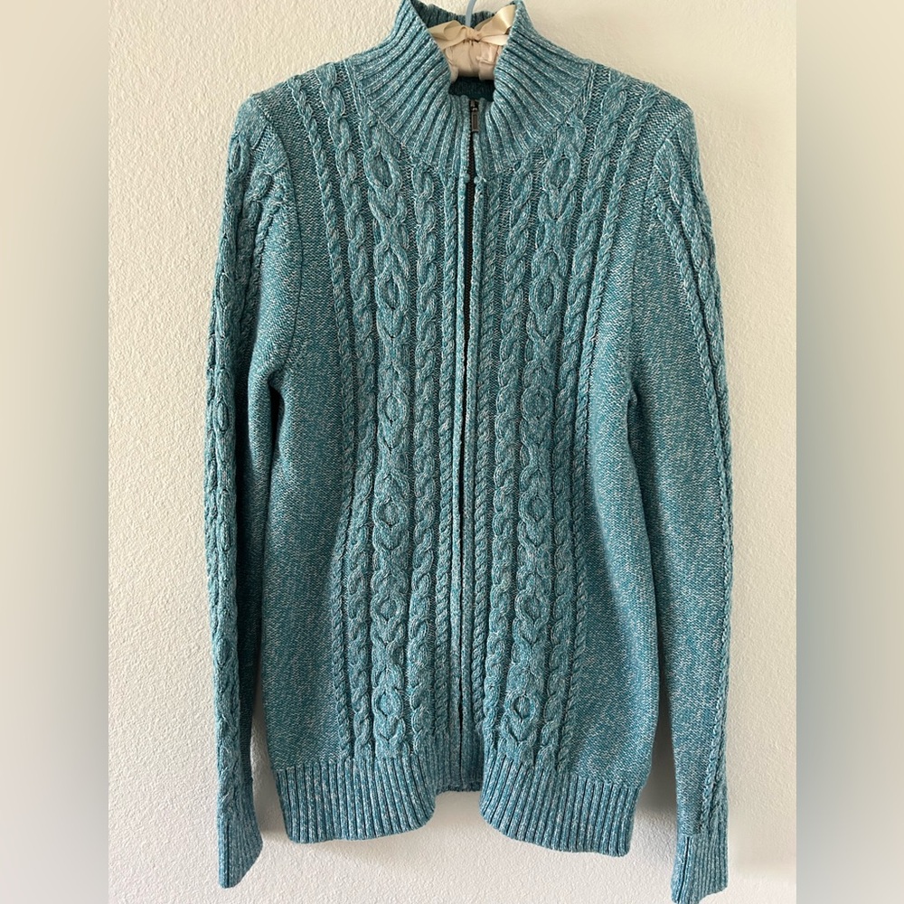 Vintage LL Bean Zip Sweater